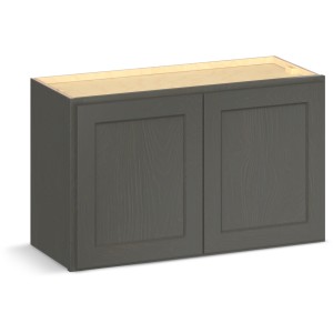 RELIABILT Parkstone II Wall Cabinet, Slate Stained, 30" W, 2 Doors, Fully Assembled - 641470 | Lowe's Pro Supply